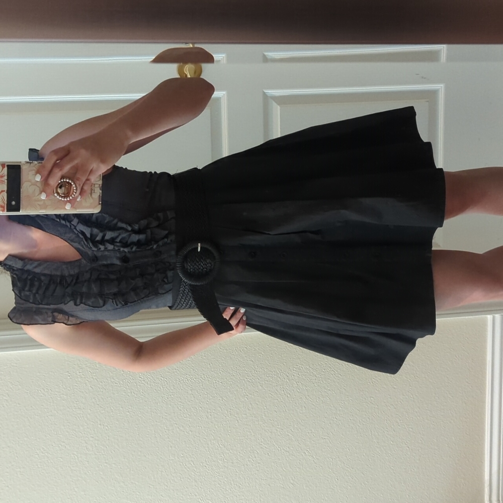Black business casual dress